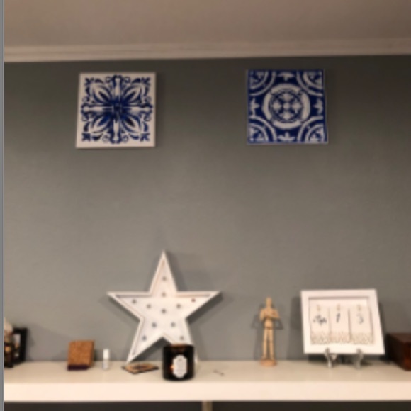 Hand painted talavera style decor - Picture 4 of 4